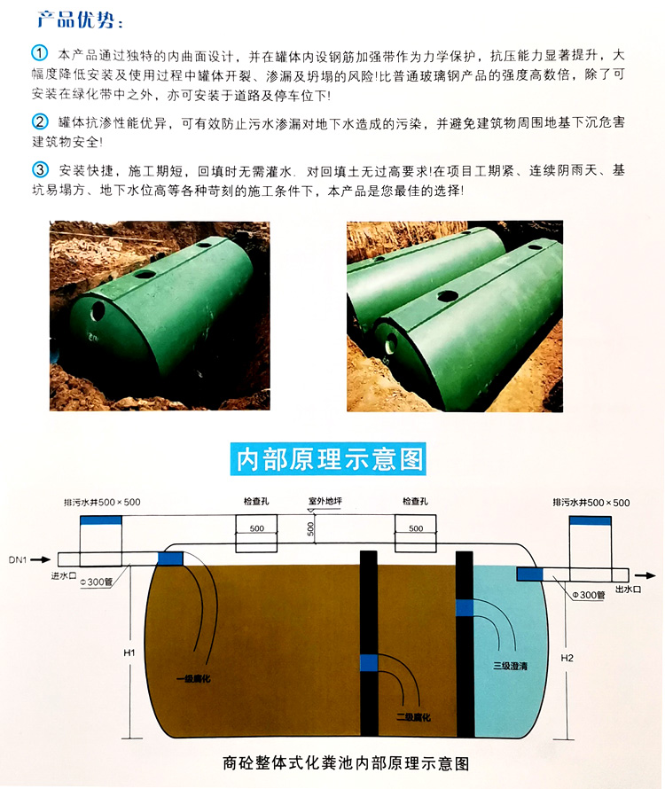 察隅玻璃钢化粪池